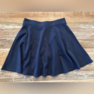 Place Girls Uniform Pointe Knit Navy Skort, Size 14 XL